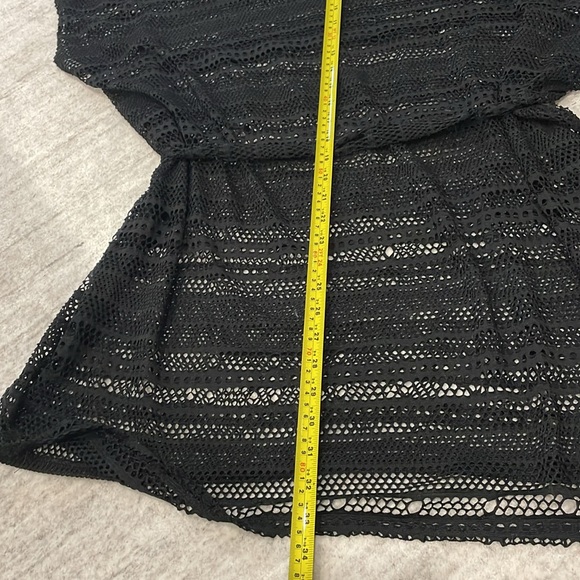 JESSICA  Open Weaver Swimsuit Cover-up with Belt . - Picture 5 of 6